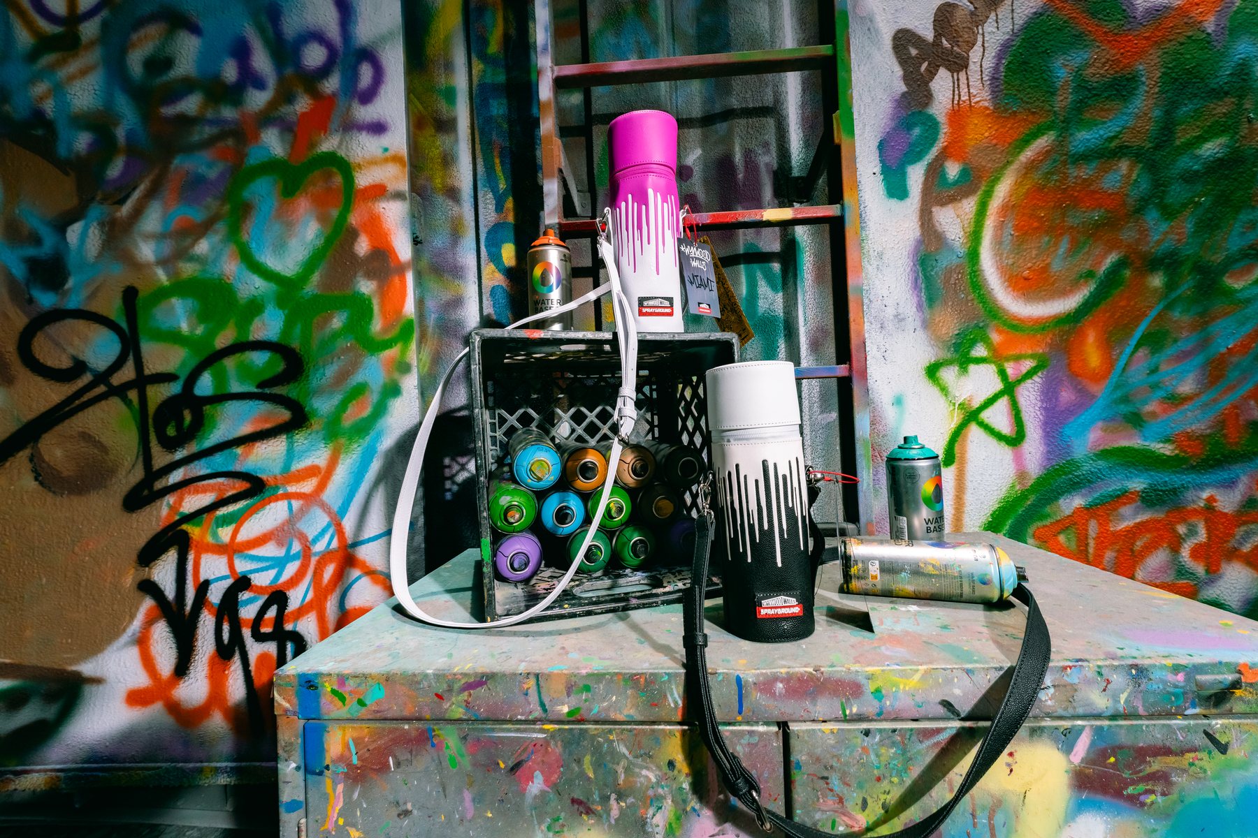 Sprayground product campaign photographed by Zu Group
