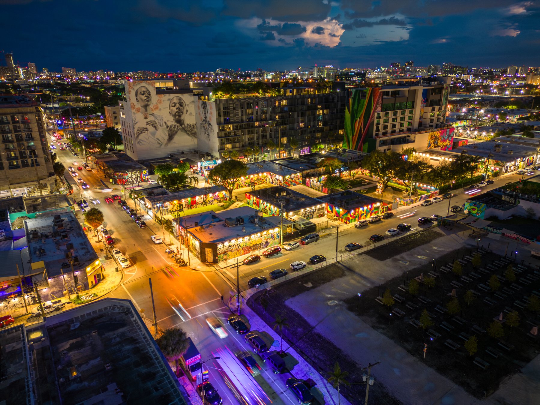 Wynwood aerial photographed by Zu Group