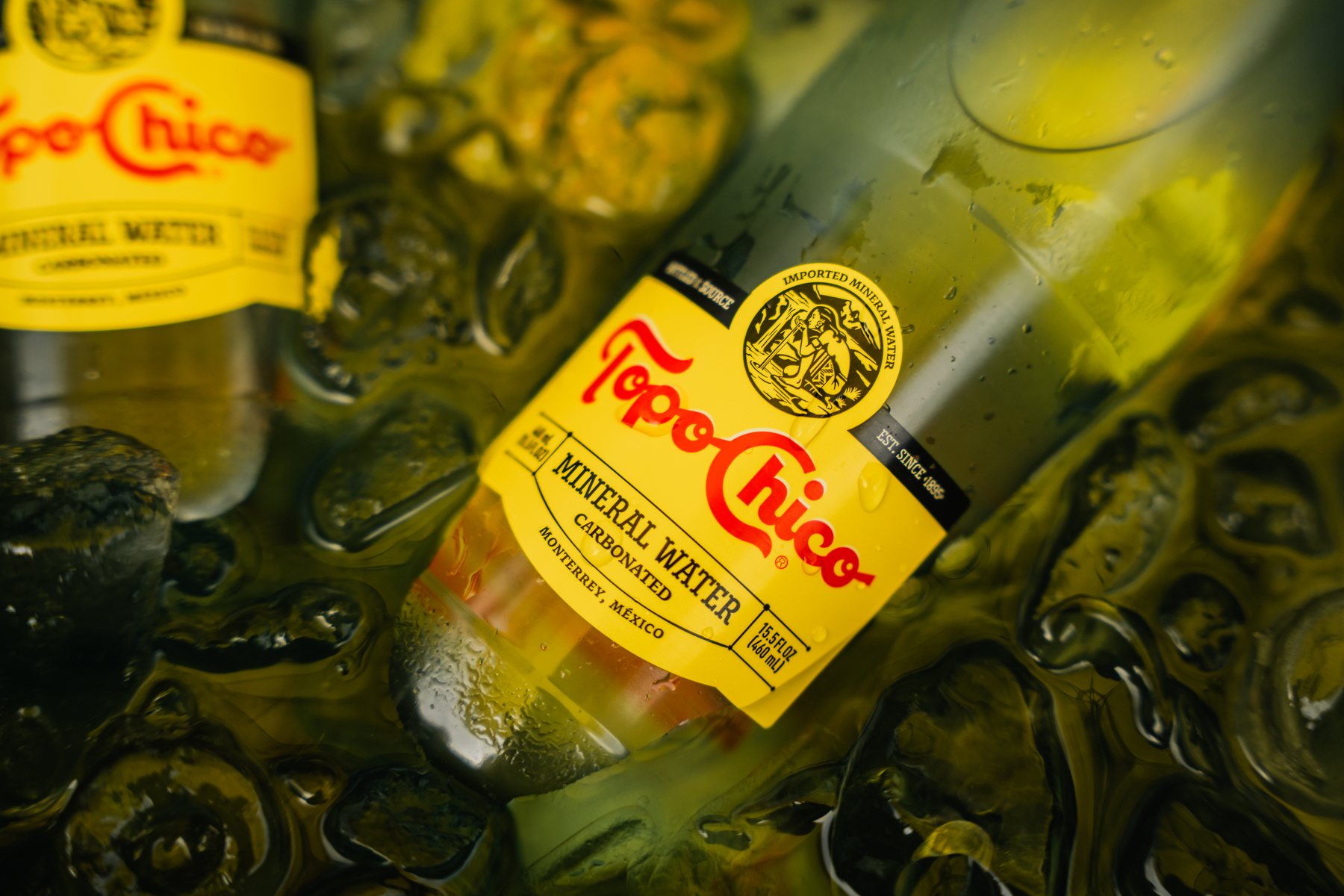 Topo Chico product photographed by Zu Group