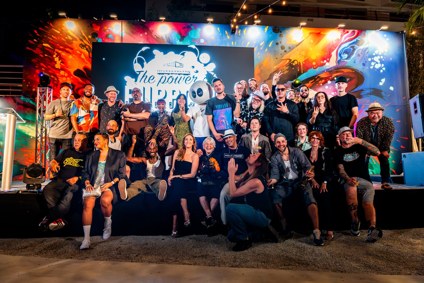 Opening night group photographed by Zu Group