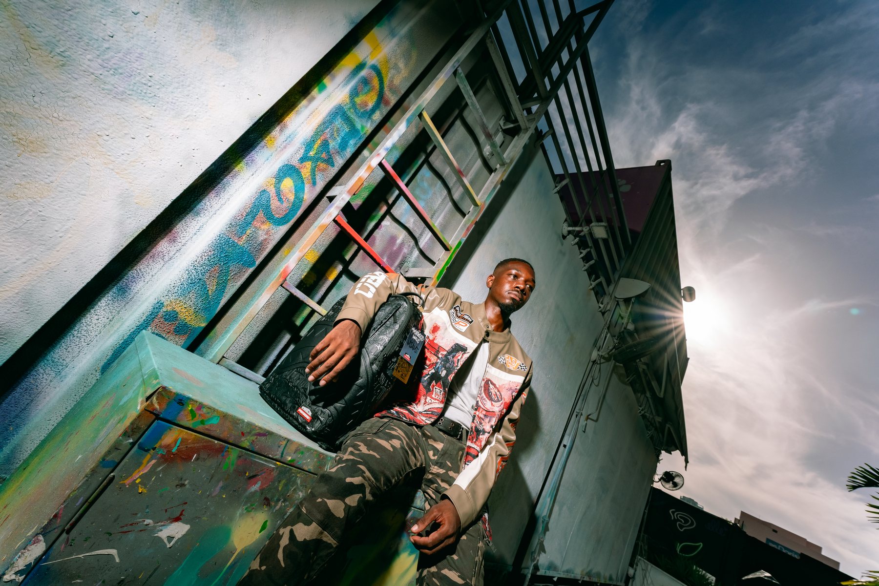 Streetwear portrait photographed by Zu Group