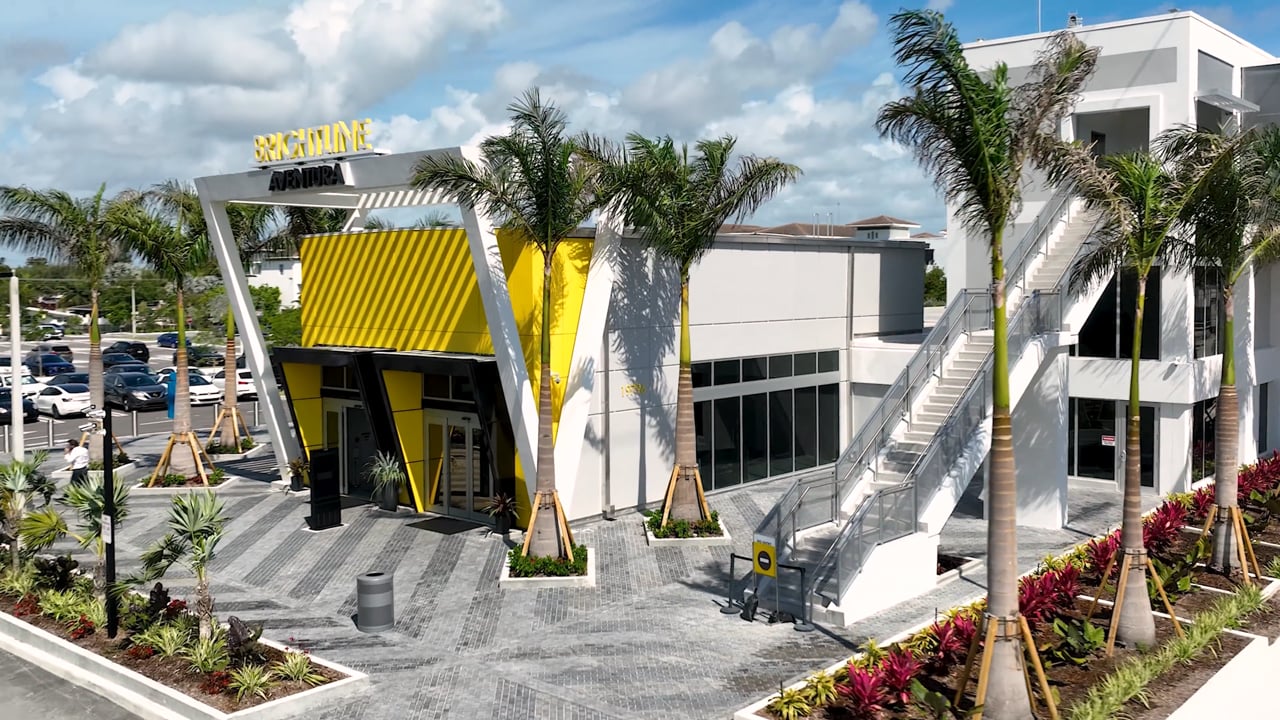 Brightline infrastructure featured in the Lemartec FPV film