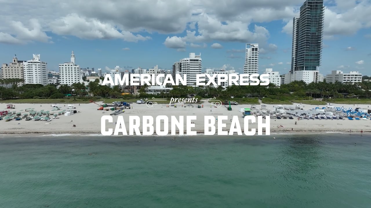 Carbone Beach event site documented through timelapse