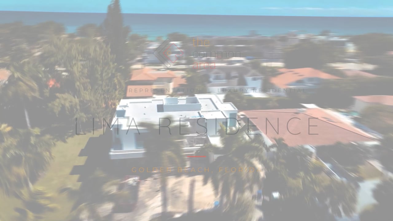 Aerial view from The Common Area real estate development film