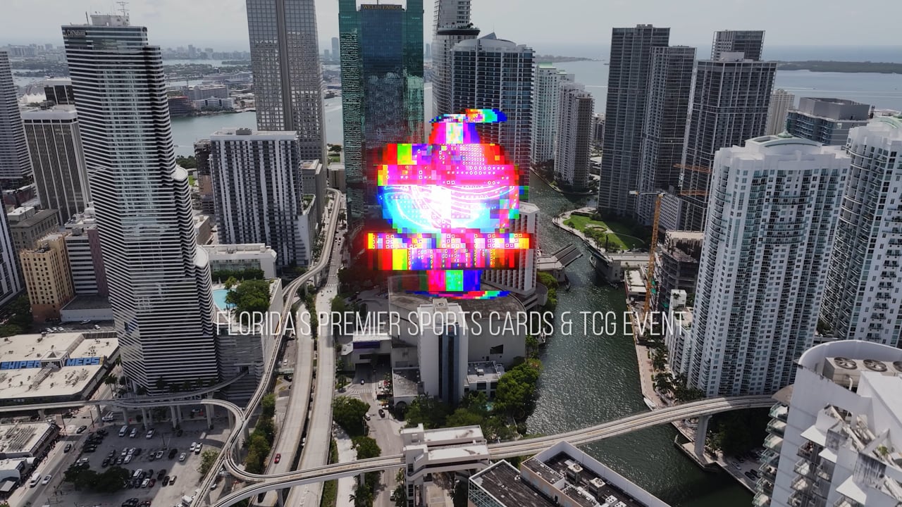 Courtside Card Show event filmed in Miami