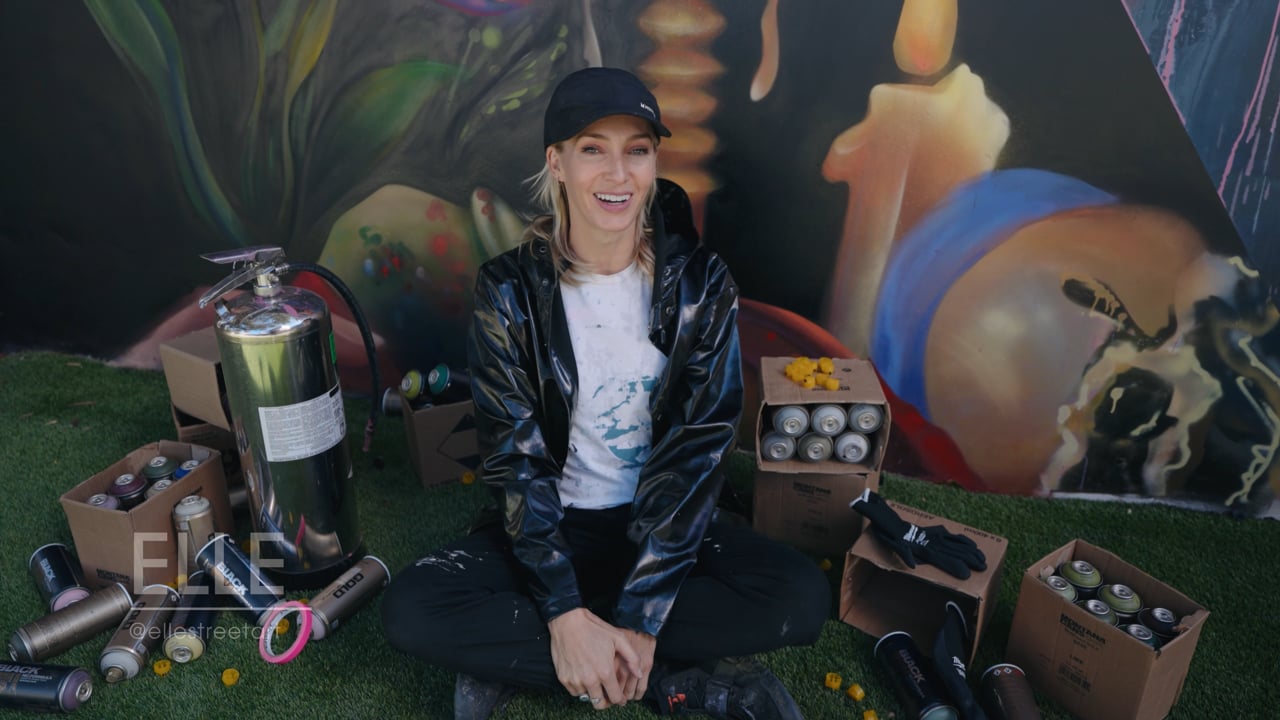ELLE interview filmed at Wynwood Walls during Art Week