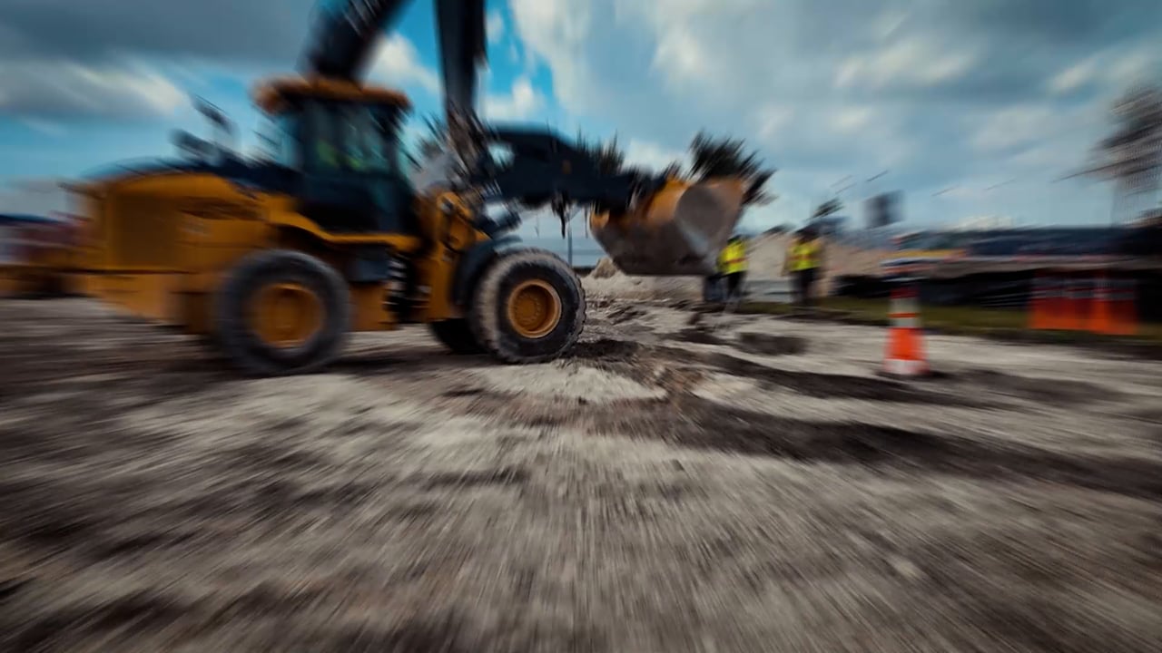 Miami International Airport construction landscape film
